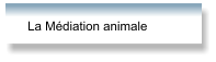 La Médiation animale